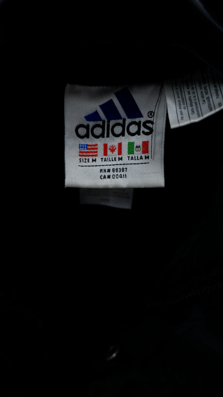 Vintage Adidas Logo Embroidered Ladies Puffer Jacket
