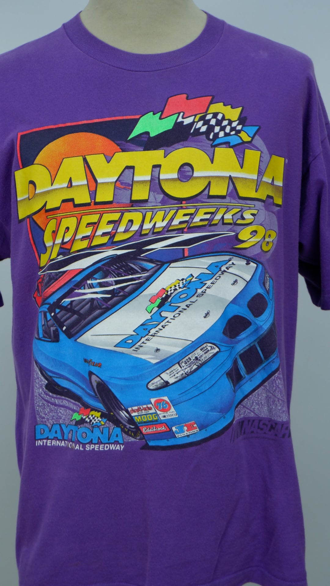 Daytona Speedweeks '98 Nascar Single Stitch VTG T-Shirt