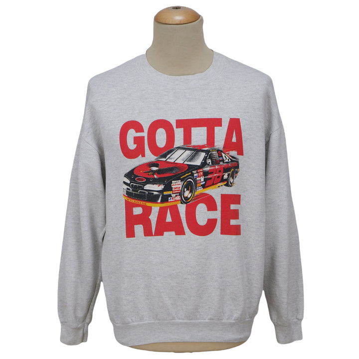 Vintage Lee Gotta Race Crewneck Swearshirt