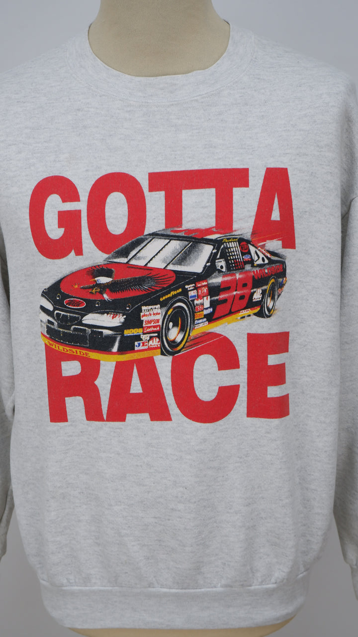 Vintage Lee Gotta Race Crewneck Swearshirt