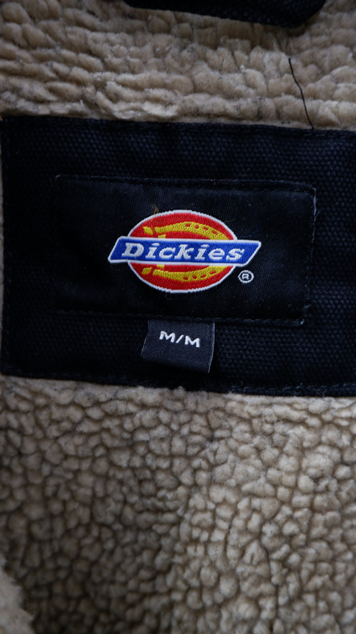 Vintage Dickies Full Zip Sherpa Fleece Canvas Work Jacket