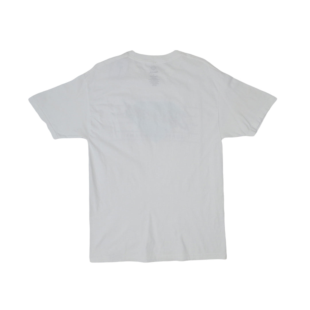 Mens Diamond Supply Company White T-Shirt Made In USA