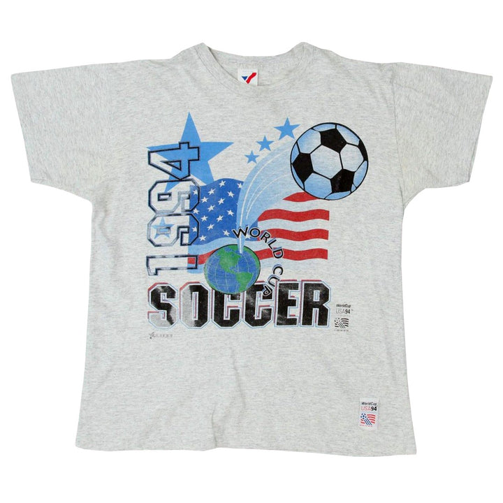 1994 World Cup Soccer Single Stitch VNTG T-Shirt Made In USA