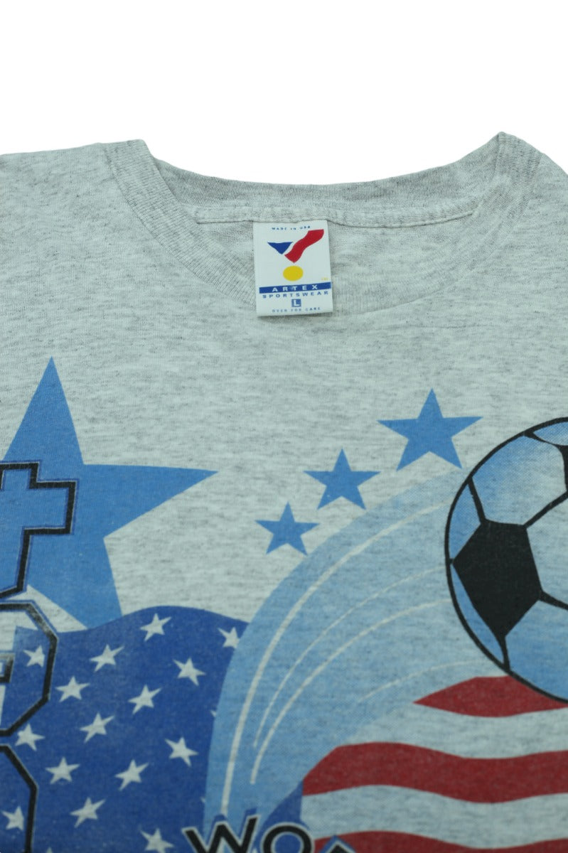 1994 World Cup Soccer Single Stitch VNTG T-Shirt Made In USA