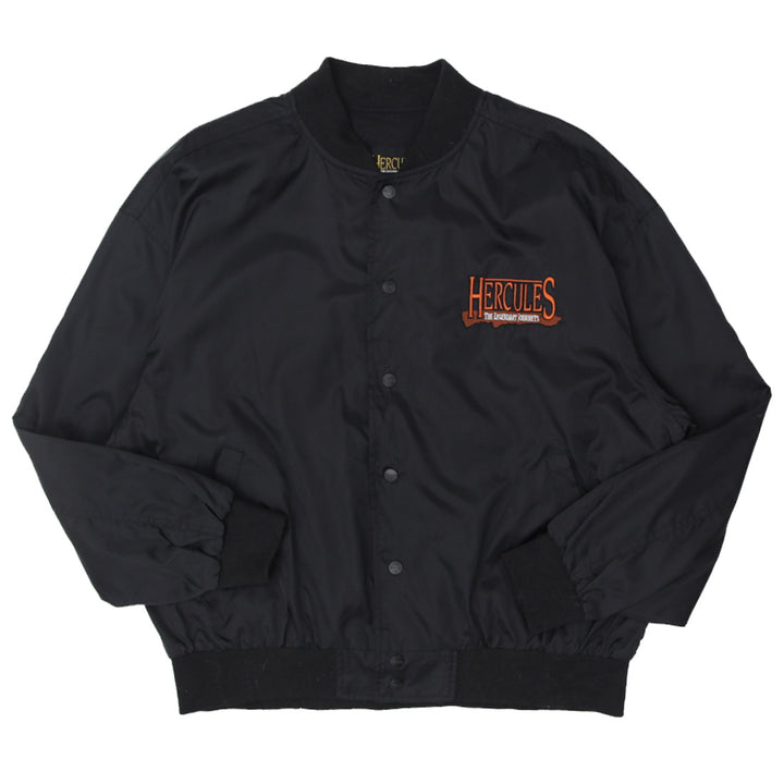 Vintage Hercules The Legendary Journey Black Bomber Jacket