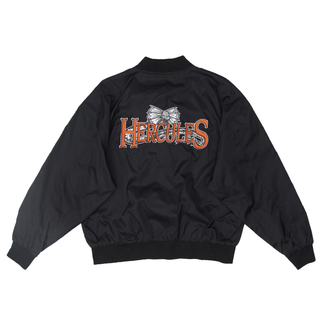 Vintage Hercules The Legendary Journey Black Bomber Jacket