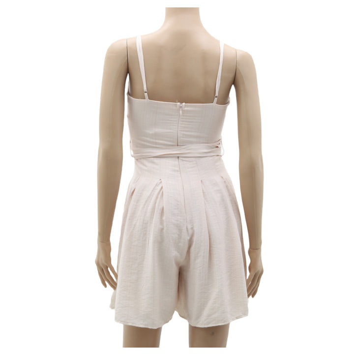 Ladies Ally Strappy Tie Waist Rompers