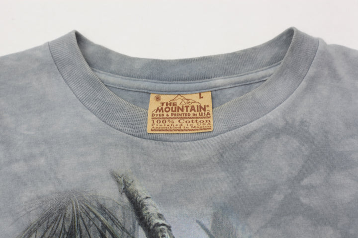 Vintage The Mountain 1999 James Hautman Birds Tie Dye T-Shirt