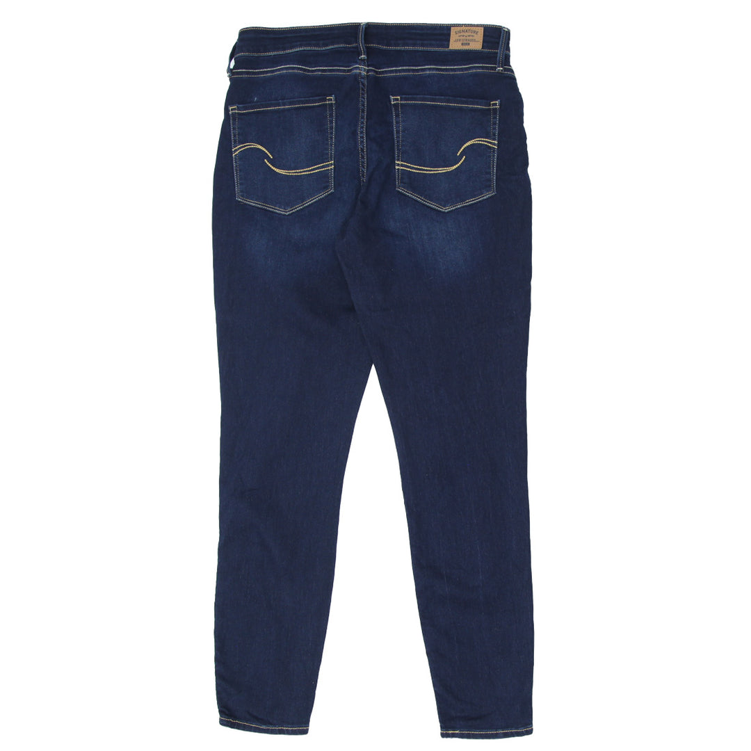 Ladies Signature Mid-Rise Skinny Skinny Denim Pants