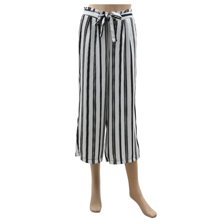 Ladies Harmony + Havoc Striped Belted Pants