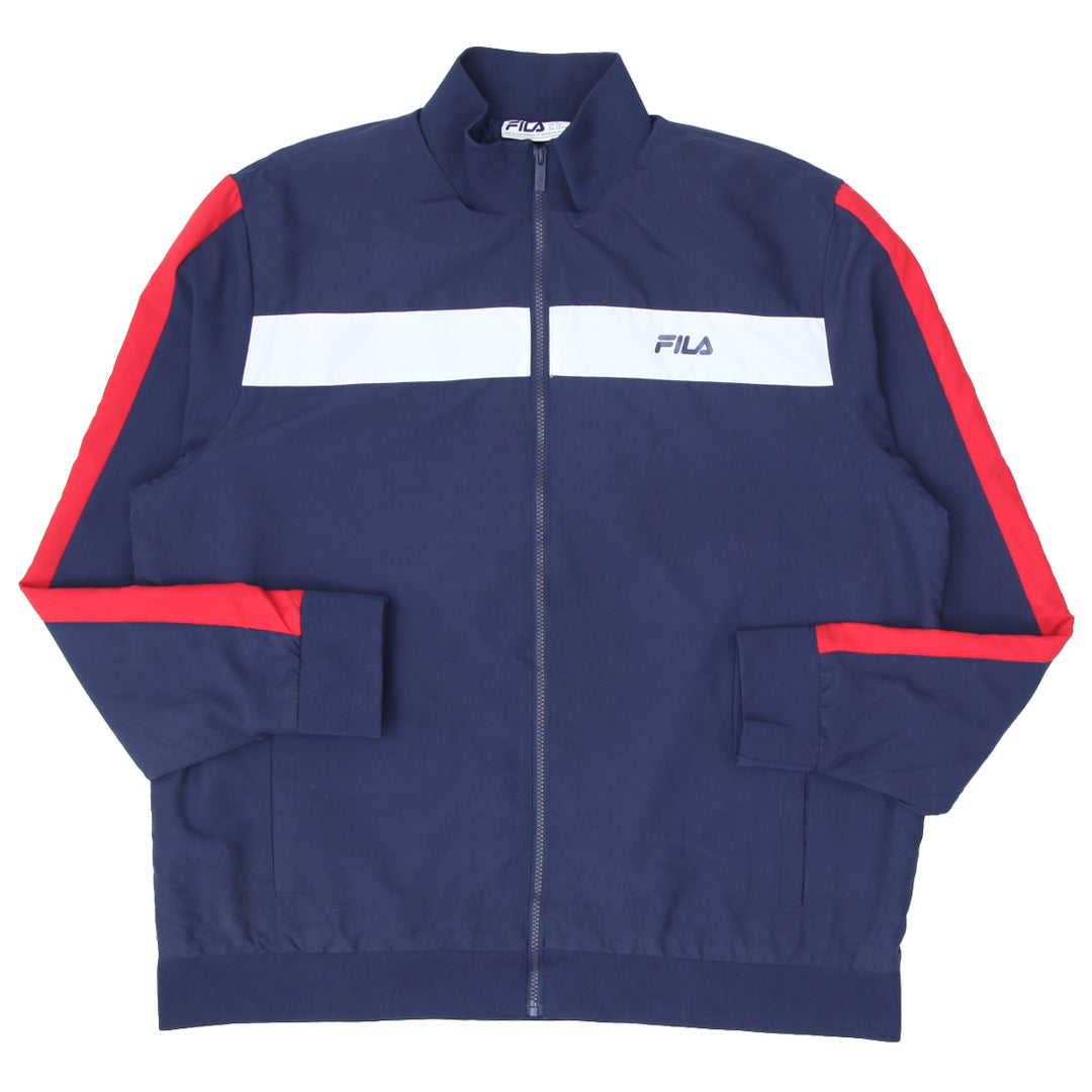 Mens FILA Logo Full Zip Jacket