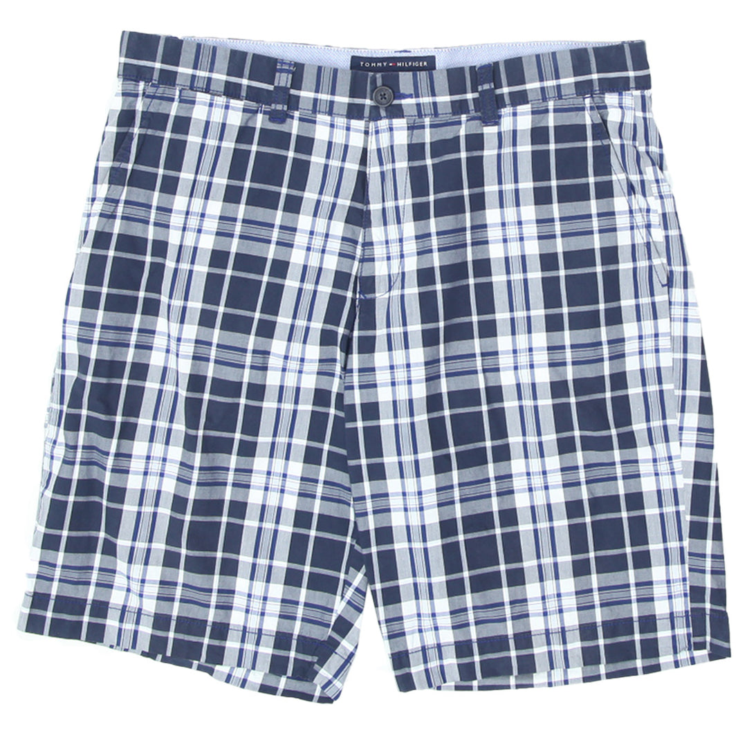 Mens Tommy Classic Fit Plaid Shorts