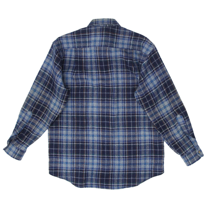 Mens Pendleton Plaid Woolen Long Sleeve Shirt