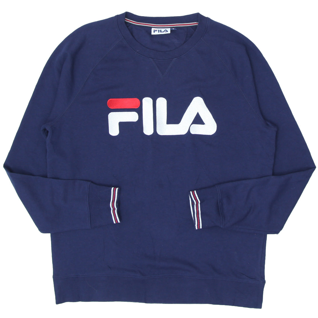 Mens FILA Crewneck Sweatshirt Fashion Rerun Vintage
