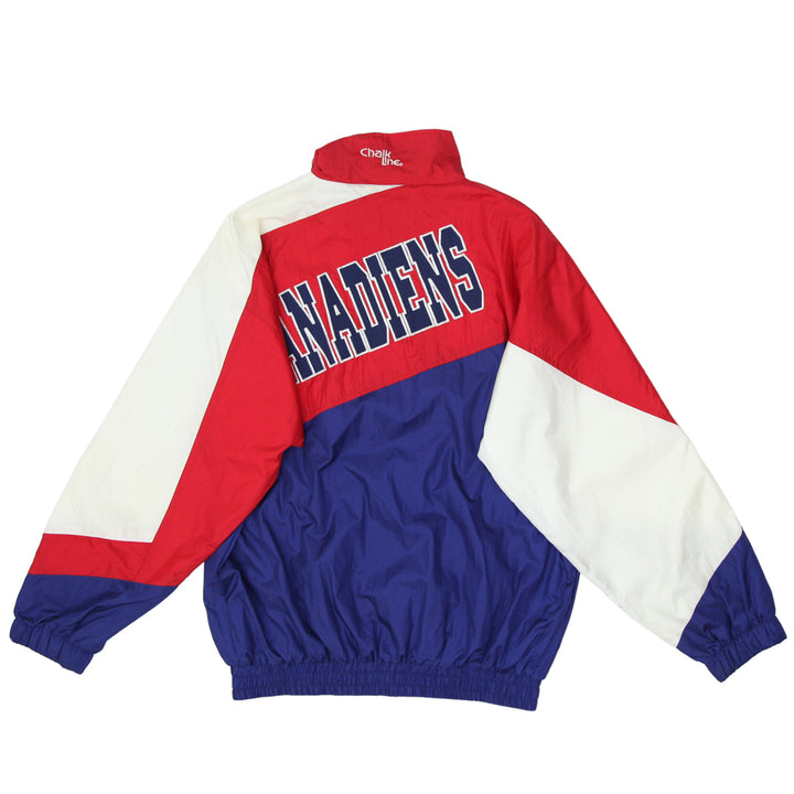 Mens Chalk Line Champion Canadiens Embroidered Full Zip Jacket