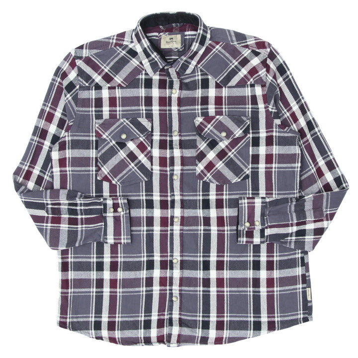 Mens Wind River Flannel Long Sleeve Shirt