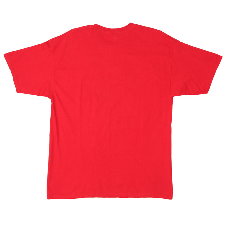 Mens All I Do Is  In Adidas Logo Red Short Sleeve T-Shirt