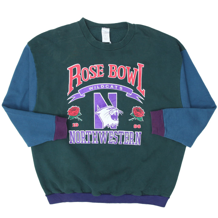 Vintage 1996 Rose Bowl Wildcats North Western Crewneck Sweatshirt