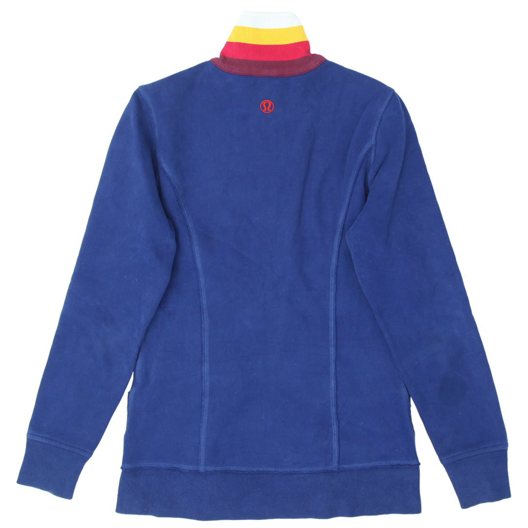 Lululemon Full Zip Ladies Blue Fleece Jacket