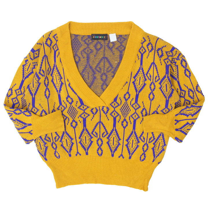 Porsche Knitted Ladies Vintage Sweater