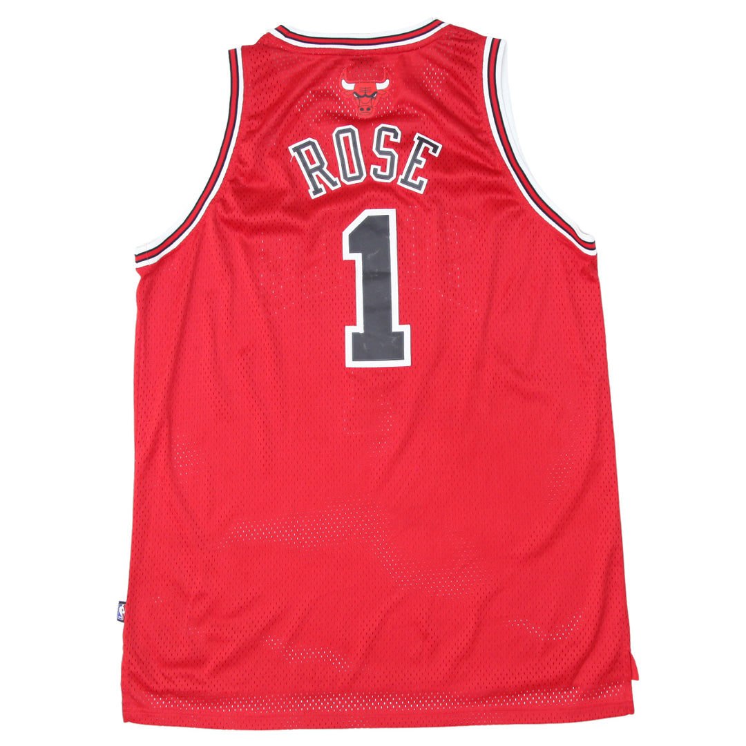Mens Adidas NBA Chicago Bulls Rose # 1 Basketball Jersey