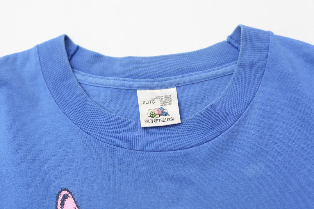 Vintage Energizer Bunny Single Stitch T-Shirt Blue Fruit of the Loom XL