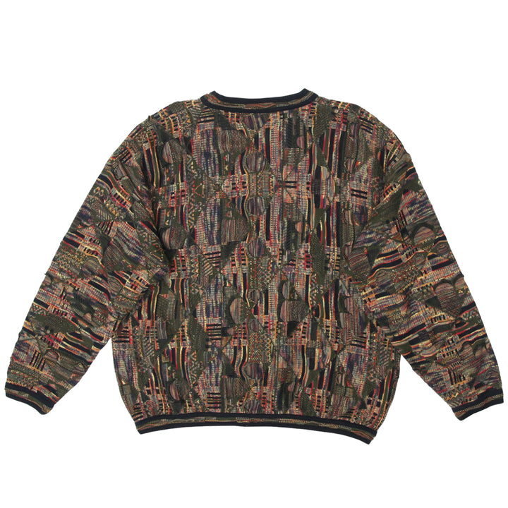 Tundra Coogi Style Knitted Mens VTG Sweater