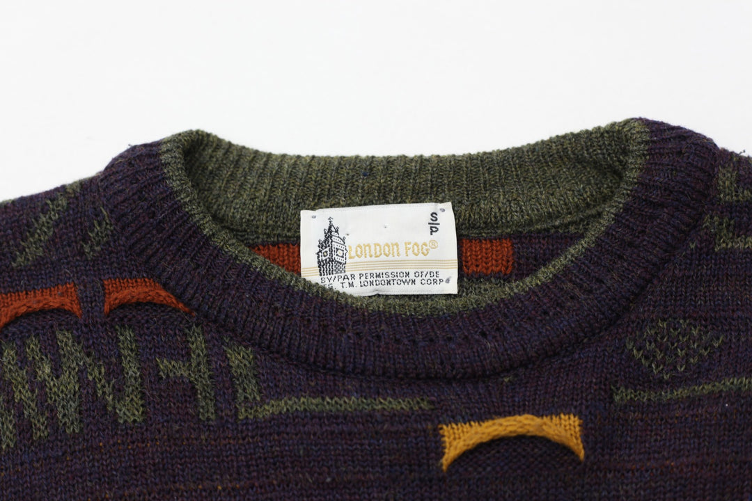 1980 London Fog Coogi Style Mens VTG Sweater