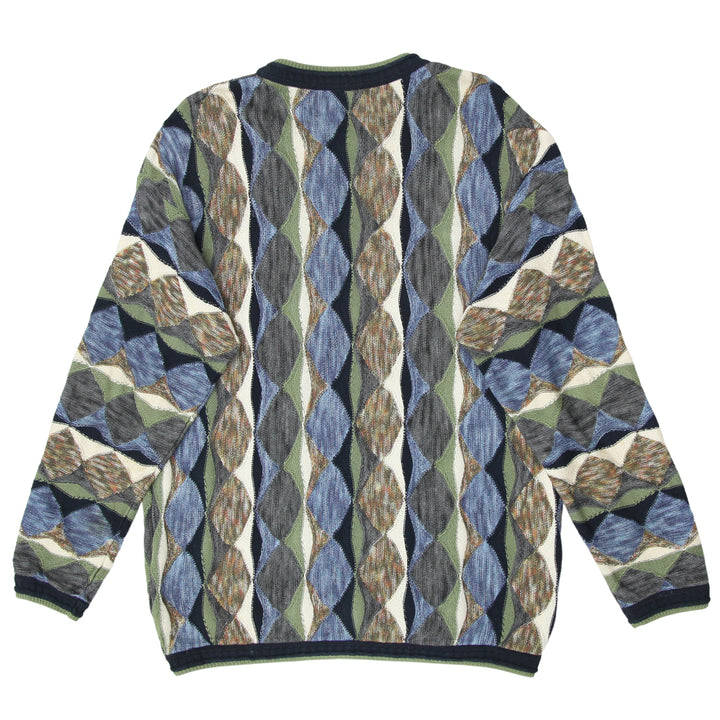 Tundra Coogi Style Knitted Mens VTG Sweater