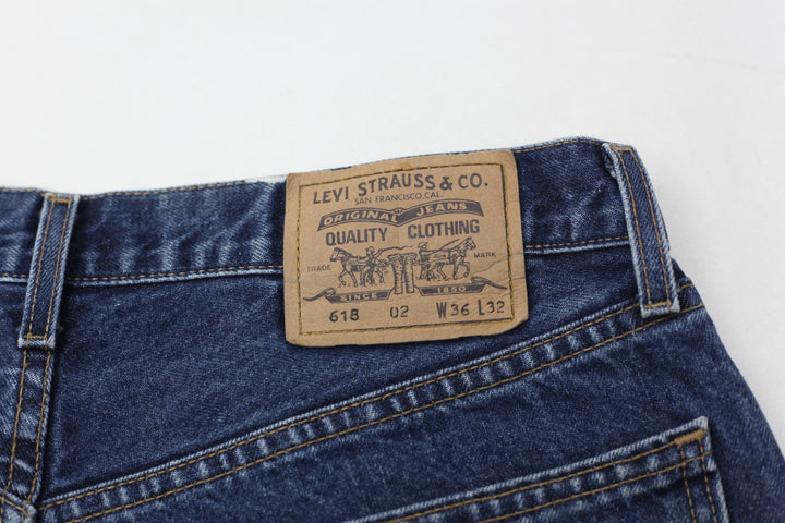 Vintage Levi Strauss # 618 Orange Tab Button Fly Denim Pants
