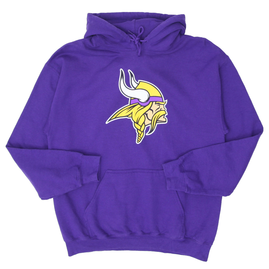 Mens NFL Team Apparel Minnesota Vikings Purple Pullover Hoodie