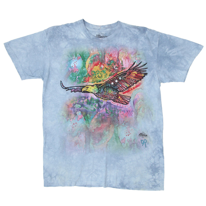 Mens The Mountain Russo Eagle T-Dye T-Shirt