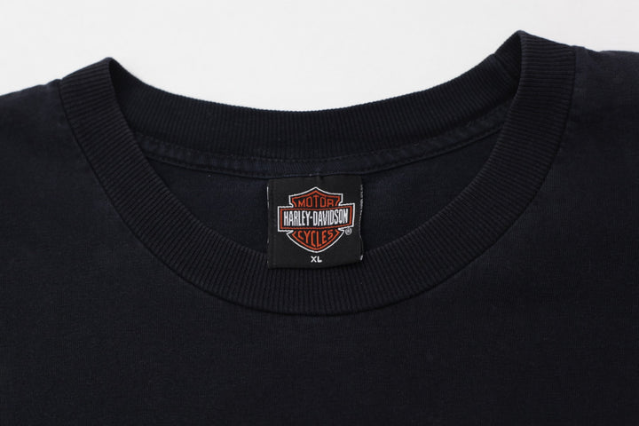 Vintage Harley Davidson West Coast Scotland T-Shirt Black XL