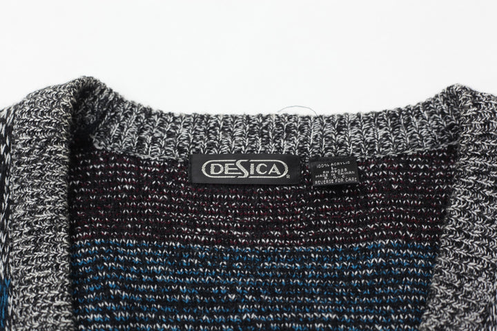 Desica Knitted Vintage Ladies Sweater Cardigan
