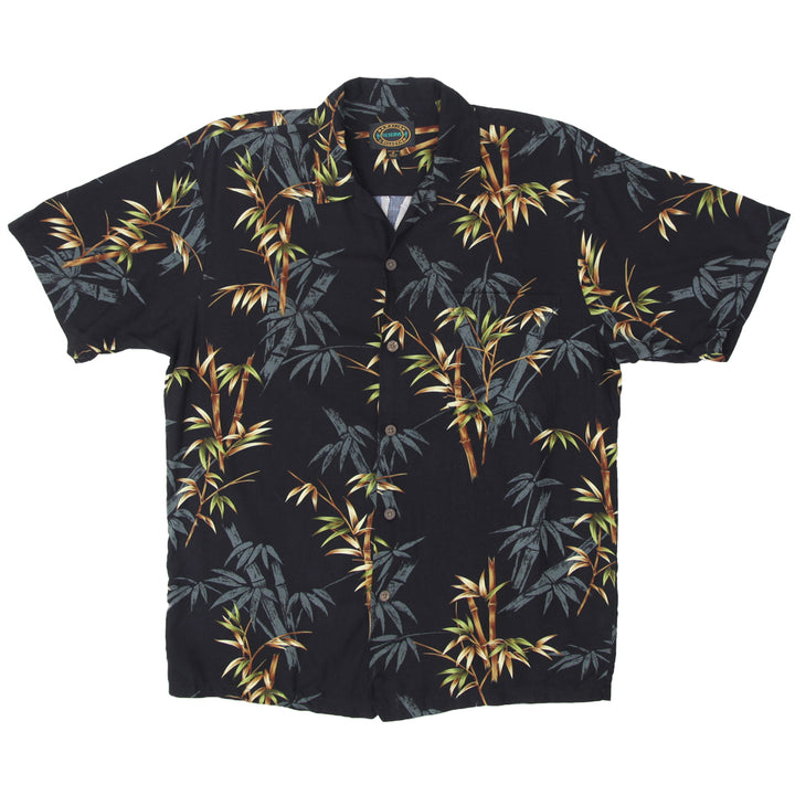 Mens Hawaiian Reserve Collection Bamboo Print Hawaiian Shirt