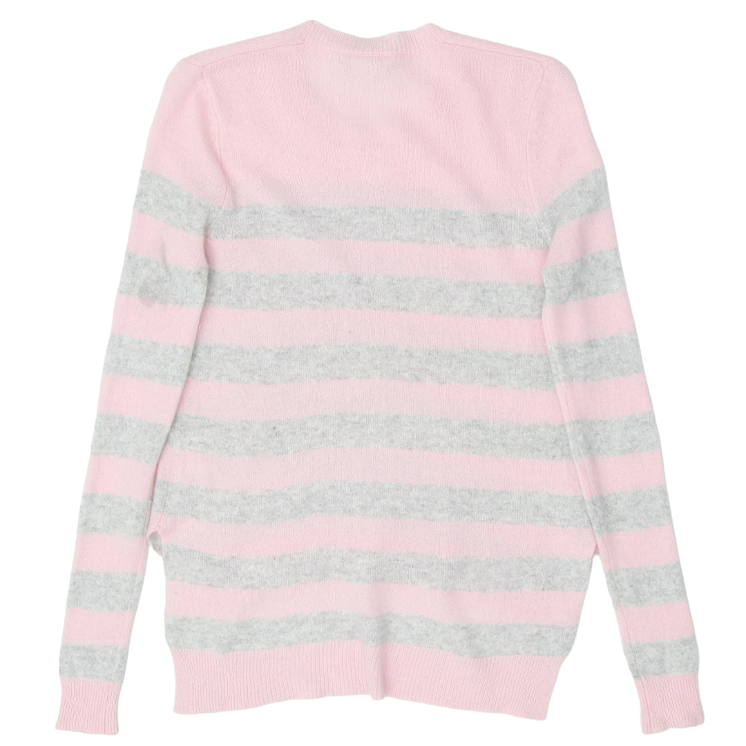 Ladies Oats Cashmere Stripe Sweater