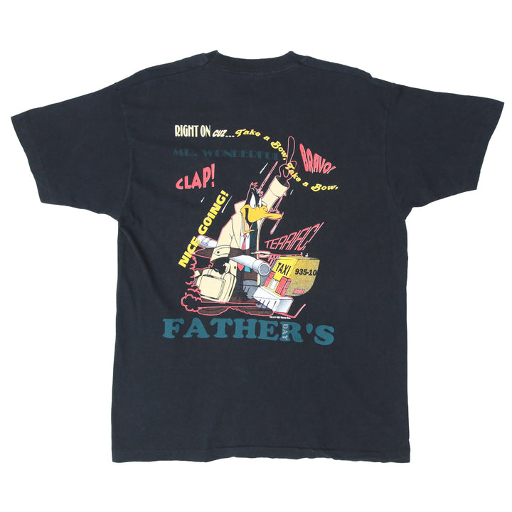 1994 Vintage Daffy Duck Urban's Father's Day T-Shirt S. Stitch Made In USA Black XL