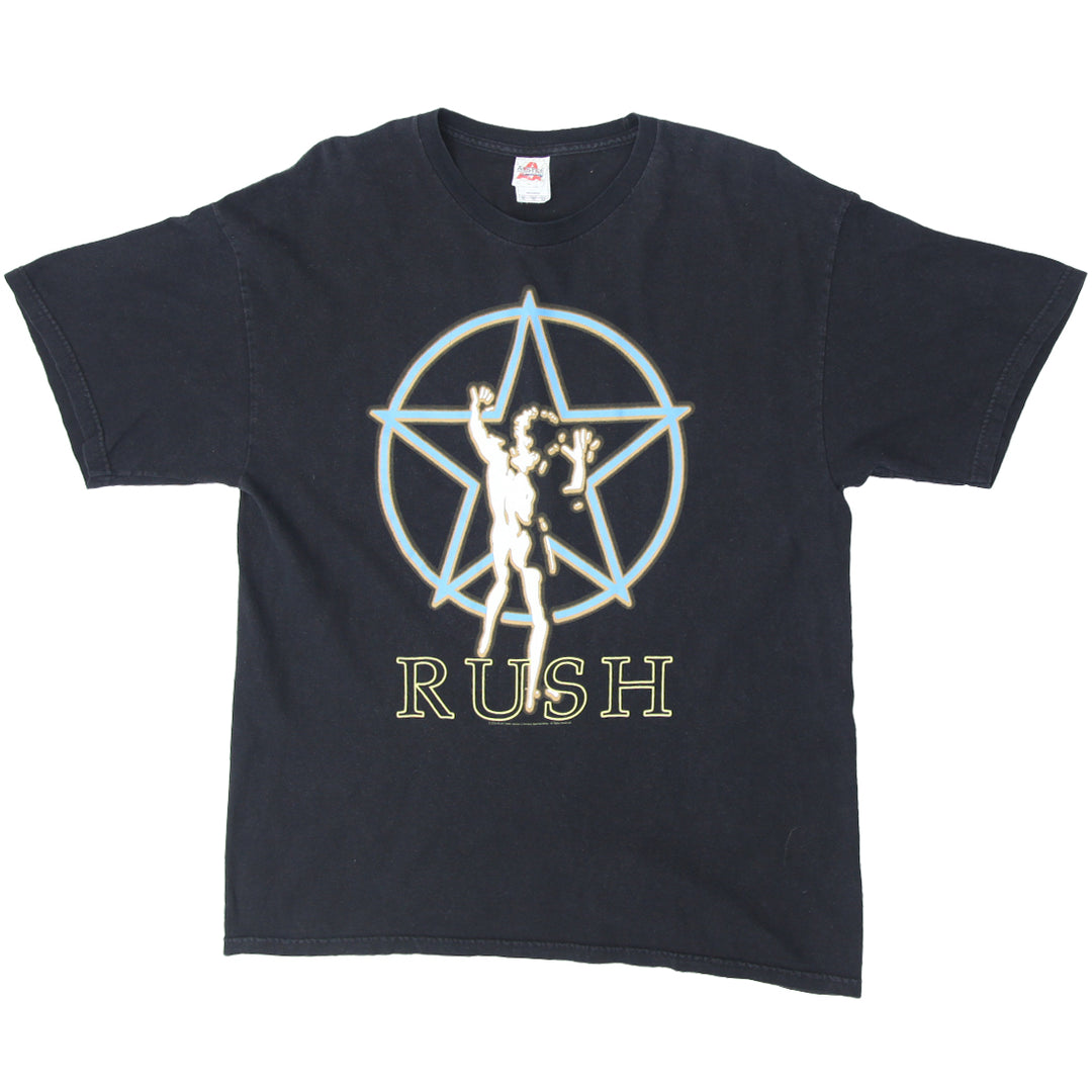 2005 Vintage Rush Band T-Shirt Black AAA XL