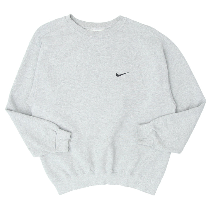 Vintage Nike 90's Swoosh Embroidered Crewneck Sweatshirt Made In USA