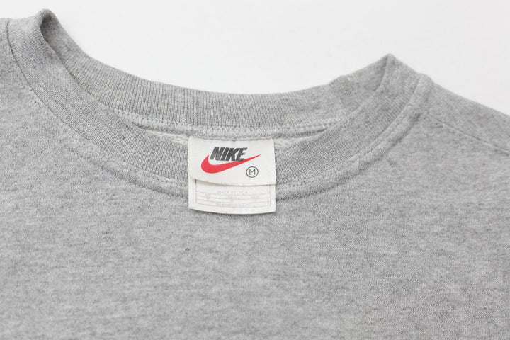 Vintage Nike 90's Swoosh Embroidered Crewneck Sweatshirt Made In USA