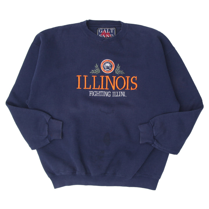 Vintage Galt Sand University of Illinois Sweatshirt Made In USA