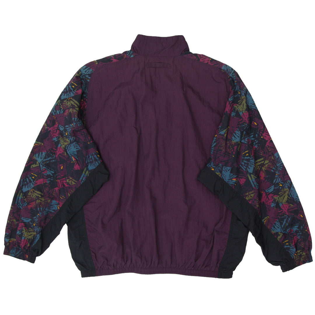 Vintage Nike 90's Logo Embroidered Printed Sleeve Windbreaker Ladies Jacket