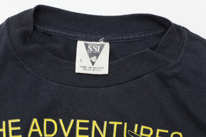 1991 Vintage The Adventures Of Dadman T-Shirt Single Stitch Made In USA Black L