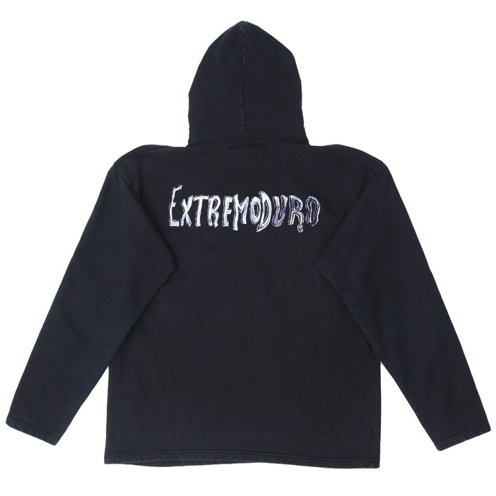 Mens Solid Rock Extremoduro Band Tros Todos A Tomar Por Culo Hoodie Made In USA