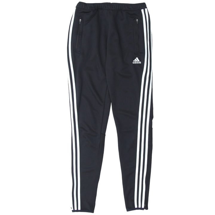 Ladies Adidas White Stripes Black Skinny Training Pants