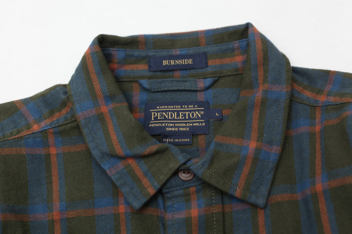 Vintage Pendleton Burnside Plaid Woolen Flannel Shirt