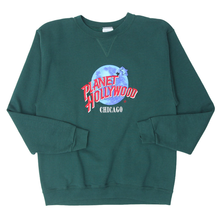 Vintage Planet Hollywood Chicago Crewneck Sweatshirt Made In USA