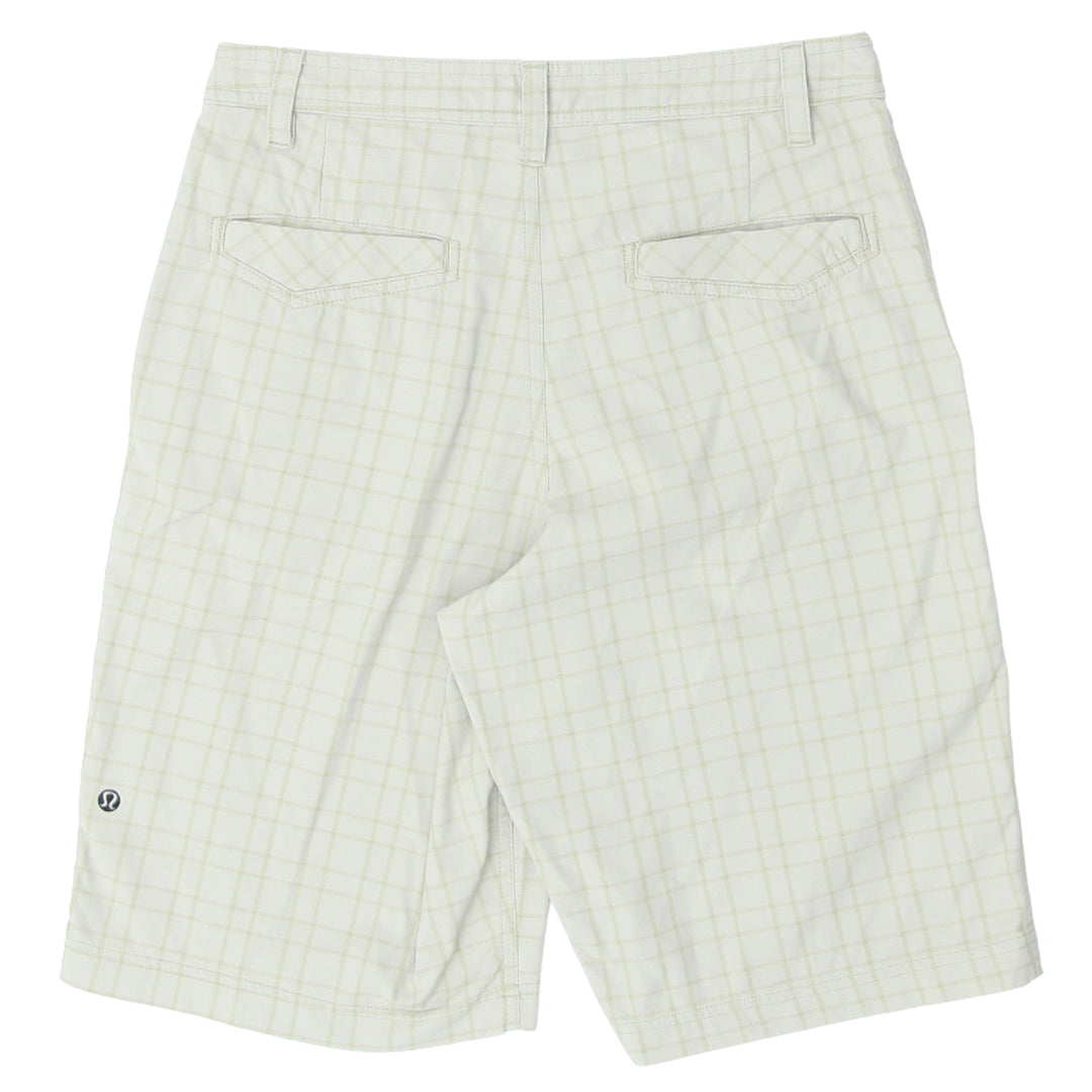 Ladies Lulu Lemon Plaid Knee Length Shorts