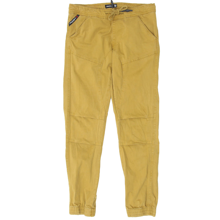 Mens Diesel Skinny Brown Jogger Pants