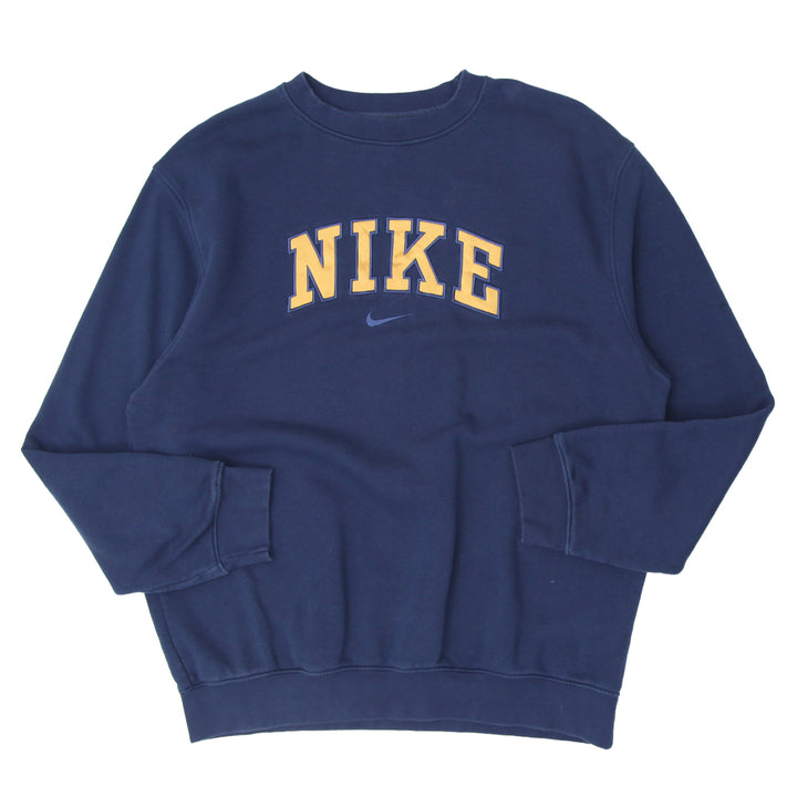 Vintage Nike Y2K Spell Out Swoosh Embroidered Crewneck Sweatshirt